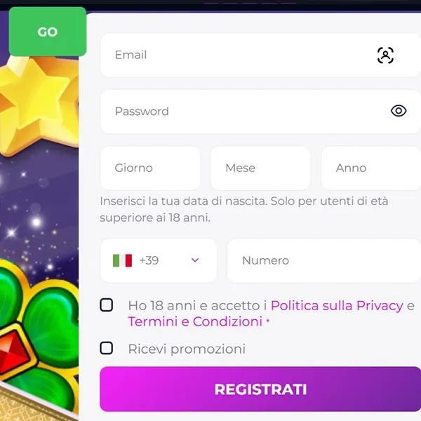 Casinò online SlotsGallery Registrazione supporta